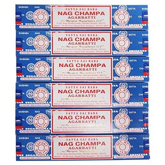 SATYA Saibaba Nag Champa Stick Type 6 Box Set