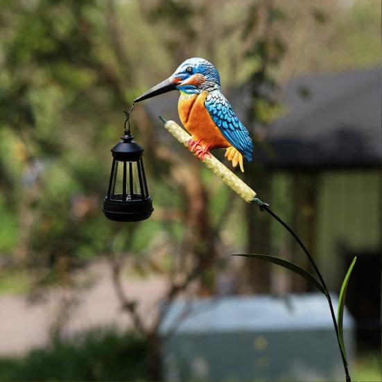 Yousheng Solar Hummingbird Light with Stake Weather-resistant Solar Bird Decorative Lantern Waterproof Outdoor Garden Yard Pathway Patio Lawn LED