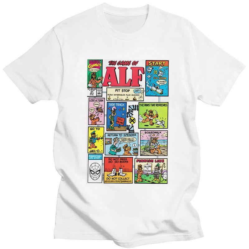 Custom Alien Life Form ALF T Shirt for Men Tshirt Tees Tshirt Loose Fit Clothing