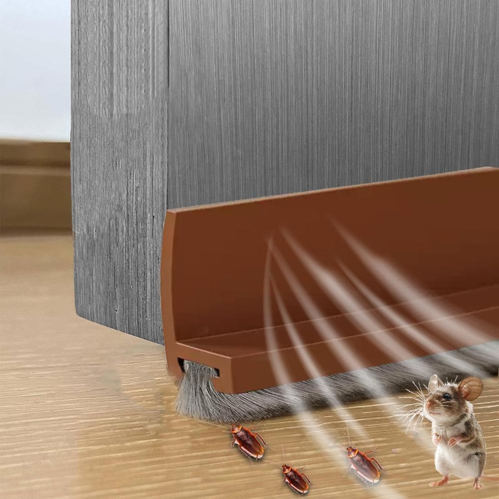 100cm Bürstendichtung Selbstklebende Dichtung Professioneller Türspaltabdichter Wohnheim