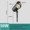 Waterproof Outdoor Tree Spotlight with Garden Ground Plug, Lawn Floodlight for Courtyard Landscapes