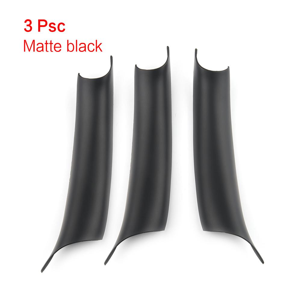 Carbon Fiber Car Interior Door Pull Handle Inner Panel Trim Cover Fast Install With Seconds For BMW X5 X6 E70 E71