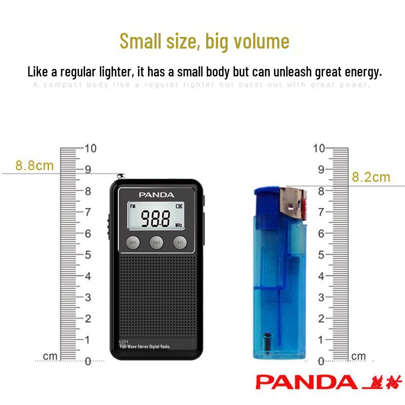 Panda6204 Mini Full Band Portable Radio Player