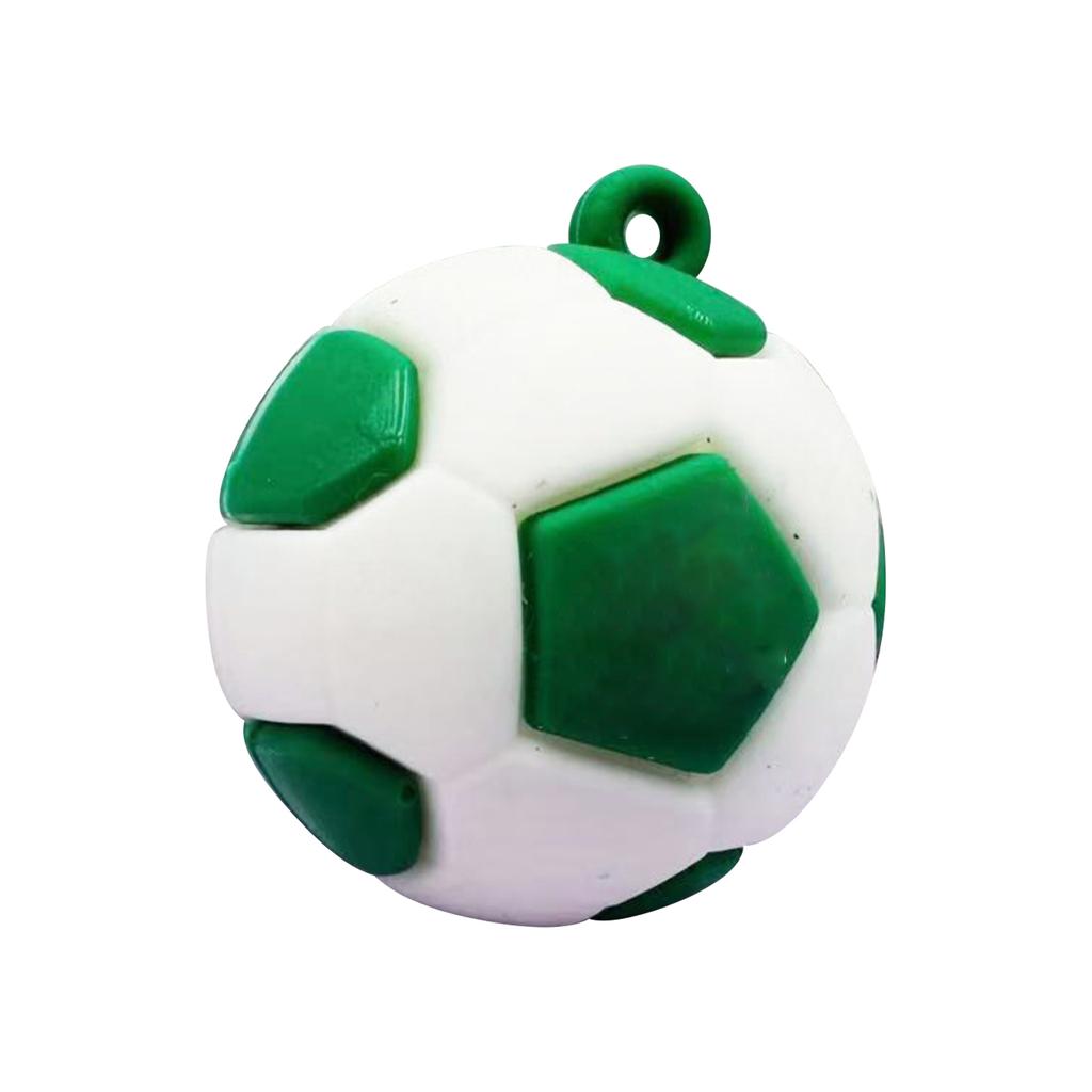 Sports Simulation Football Keychain, PVC Soft Rubber Hanging Ornament, Schoolbag Accessory