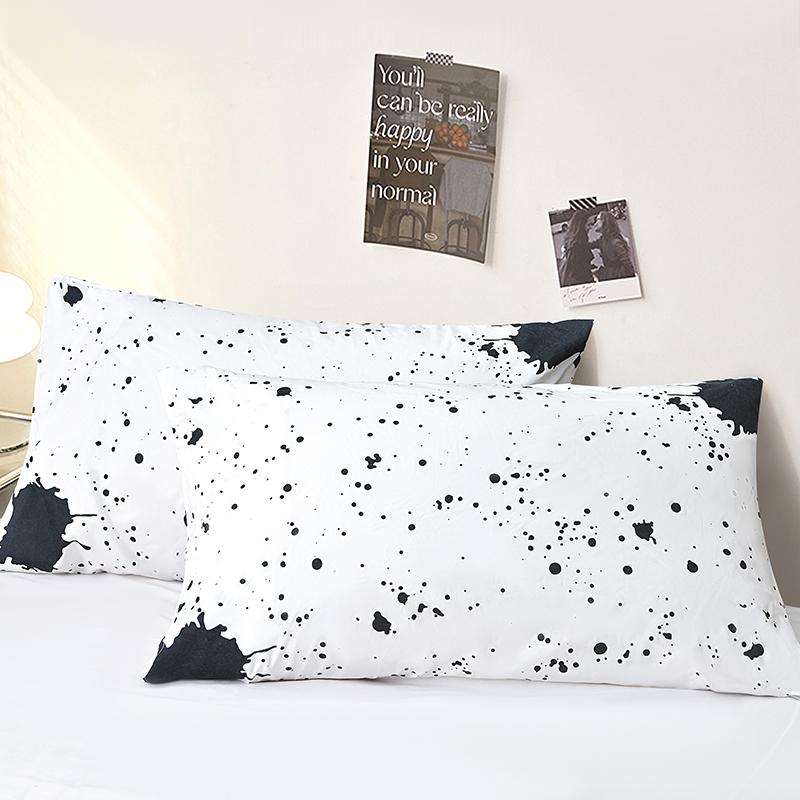 Printed Pillow Cover 2pcs Pillowcase 48x74cm Pillow Sham for Home Bed Pillowslip Rectangle Cushion Cover funda almohada
