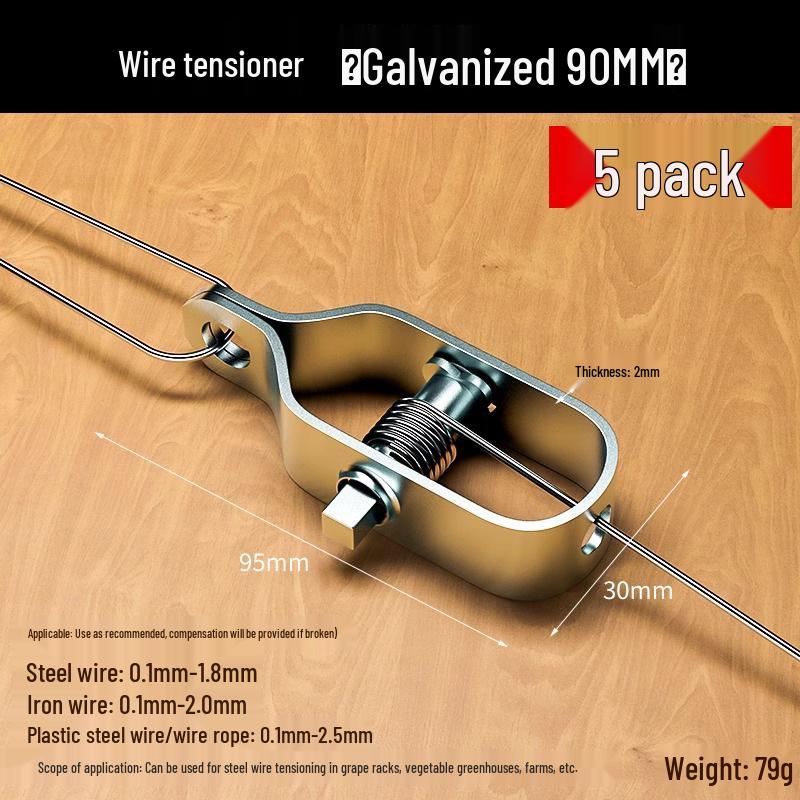 Stahldrahtspanner für Gewächshaus- & Spalierbefestigung