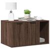 VidaXL Cat Litter Box Furniture Brown Oak Engineered Wood 857739