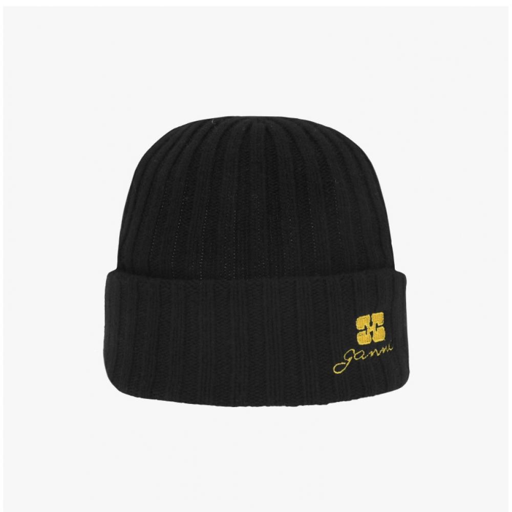 Ganni Future Beanie Logo Embroidery B3020103 099