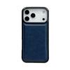 For iPhone 17 Pro Max Case Calf Texture PU Leather Anti Fingerprint Back Phone Cover