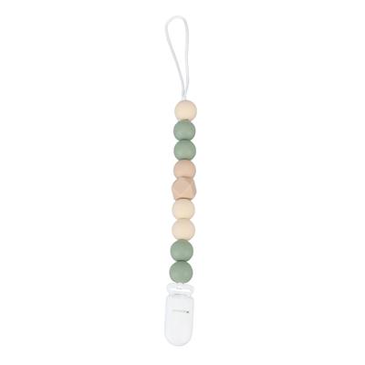 Pacifier Clips Silicone Soft Flexible Pacifier Clip for Baby Boys Girls Infants Teething