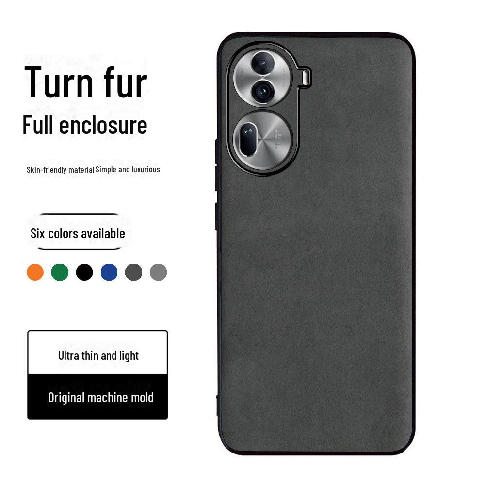 Ultra-Thin Suede Protective Case for OPPO Reno8/Reno8Pro+