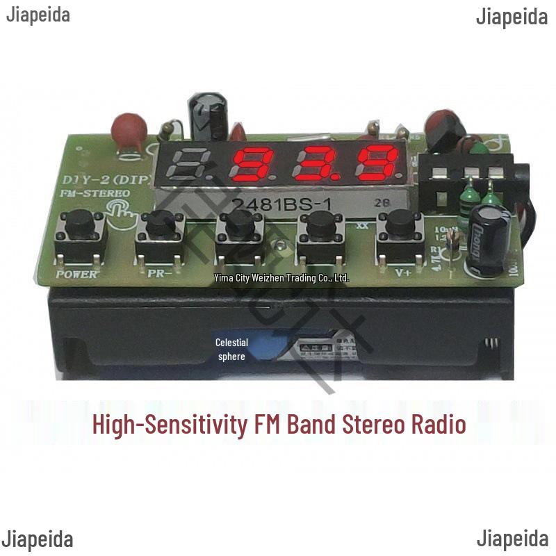 DIY Two-Band FM/Medium Wave Radio Kit for Practical Training