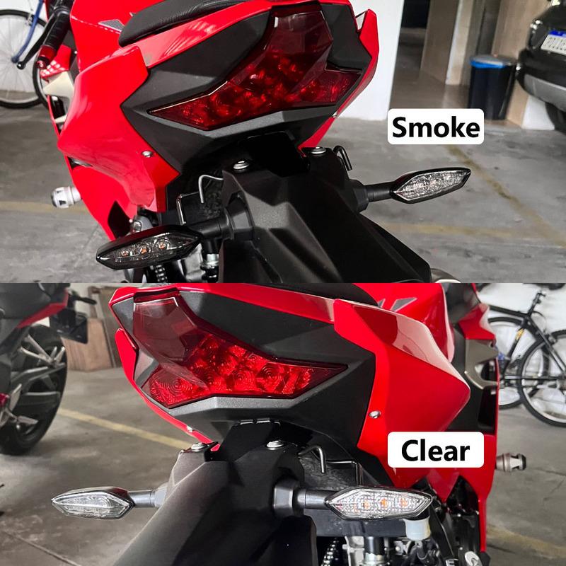 For KAWASAKI Z125 Z300 Z400 Z650 Z750 Z800 Z900 Z1000 Z VERSYS 300 1000 Flashing LED Motorcycle Blinker Lamp Turn Signal Light