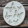 1pc-Multi Butterfly Fly Decorative Flower Pattern Silicone Mold Baking Cake Cookie Texture Printing Mat Drip Glue