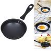 Mini Poêle en Fonte Antiadhésive Petite Poêle Plate pour Œufs Raviolis Sans Fumée Répartition de la Chaleur