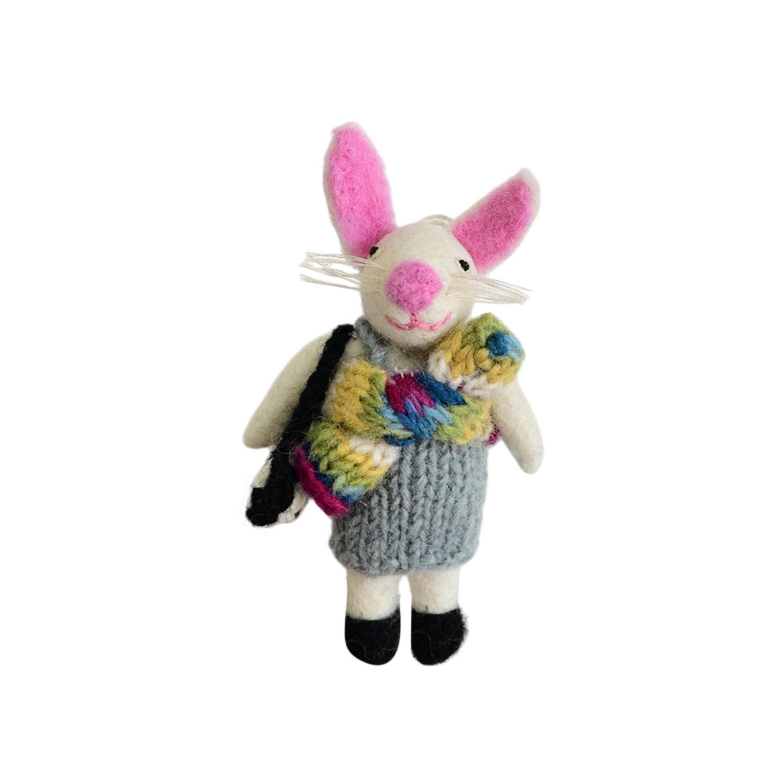 Милые валяные животные, Ручная работа, Украшения для дома, Подарки One Size