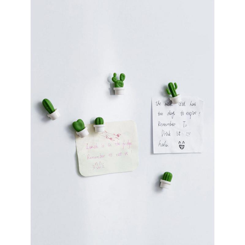 Kitchen Sticky Note Cactus Two-Color Optional Succulent Home Decor Fridge Magnet Refrigerator Decoration Gift Poster Anime