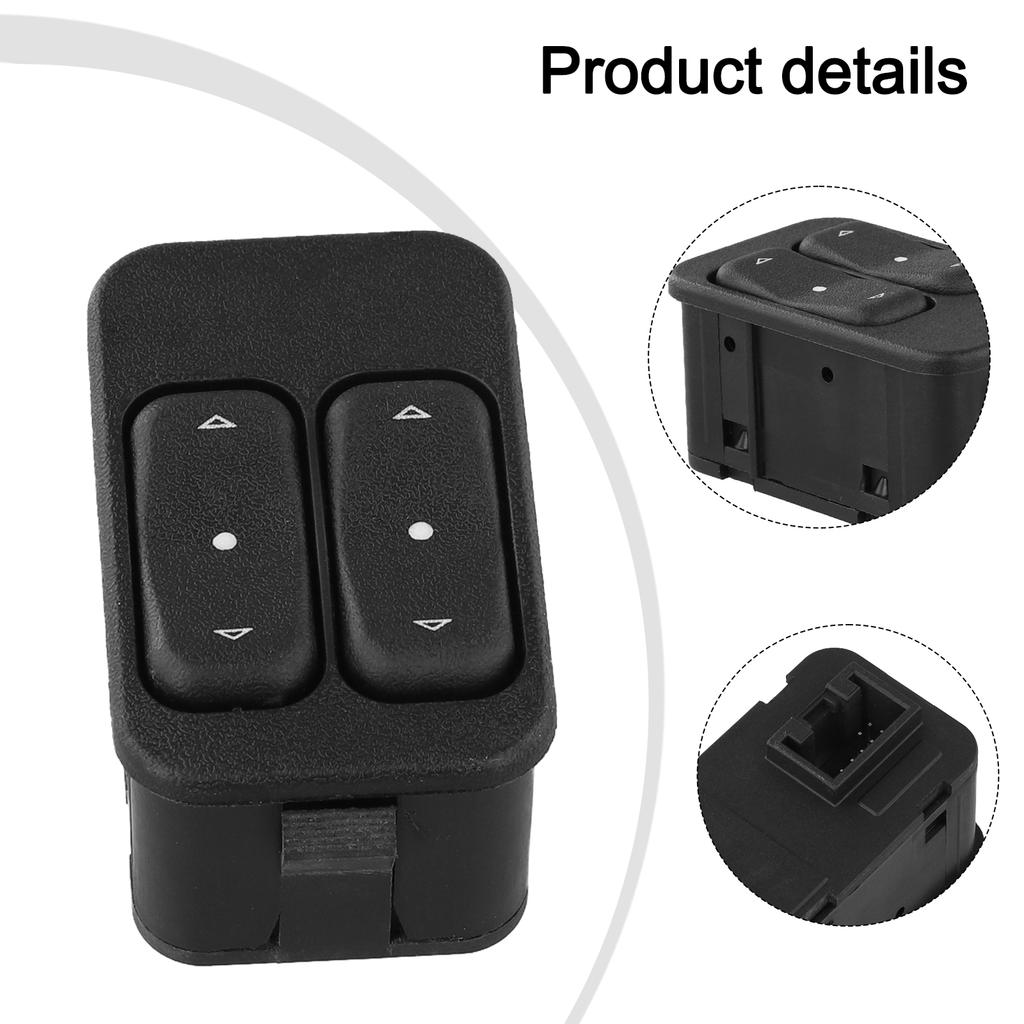 Auto Parts Replacement Black Electric Window Lifter Plastic Material Vehicle Window Controls Direct Replacement Part For Corsa-C