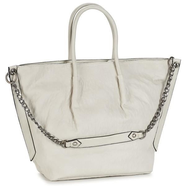 Le Temps Des Cerises Bonnie 1 Mastic Tote Bag - White - Large Capacity