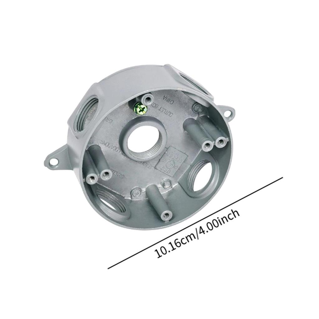 Round Weatherproof Box Dustproof Used In Branch Circuit Wiring Power Junction Box for Network Lamps Switch Router Outside Garden