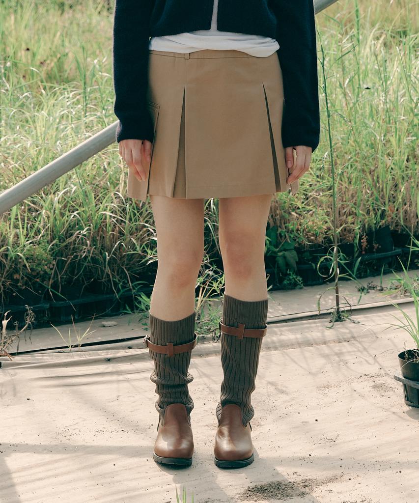 Ceme Cargo Pocket Mini Skirt(Be)