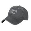 Ice Nine Kills Baseballkappen Snapback Denimstoff Hüte Verstellbare Kappe Streetwear Baseball Cowboyhut für Unisex Damen