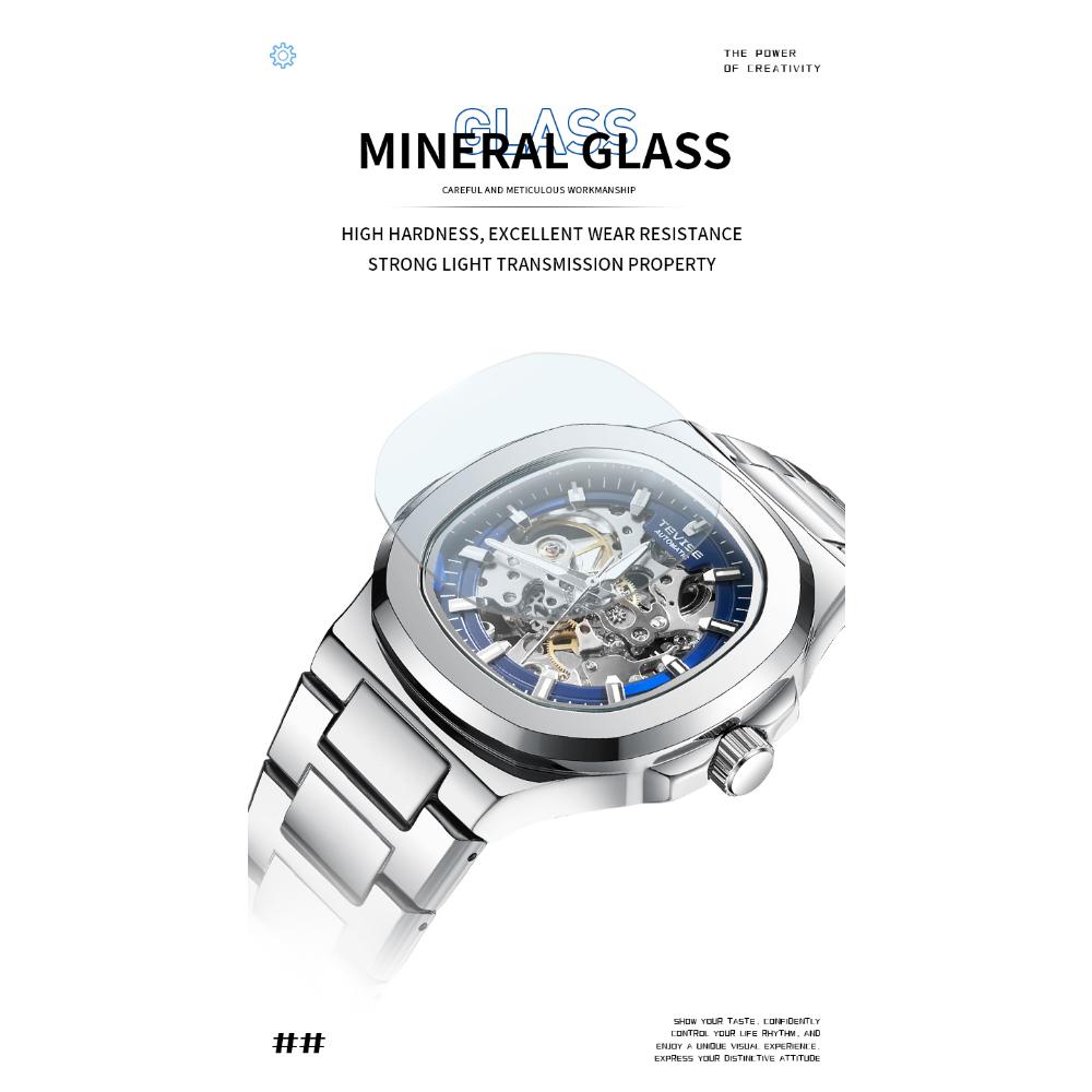 Men Luxury Mechanical Watches Waterproof Automatic Design Business Wrist Watches