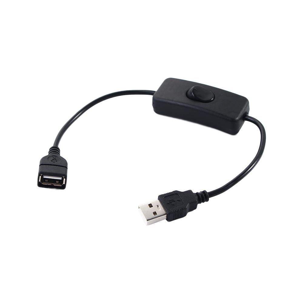 Power Supply 28cm USB Lamp USB Extension Cord USB Cable with Switch USB Adapter Male to Female