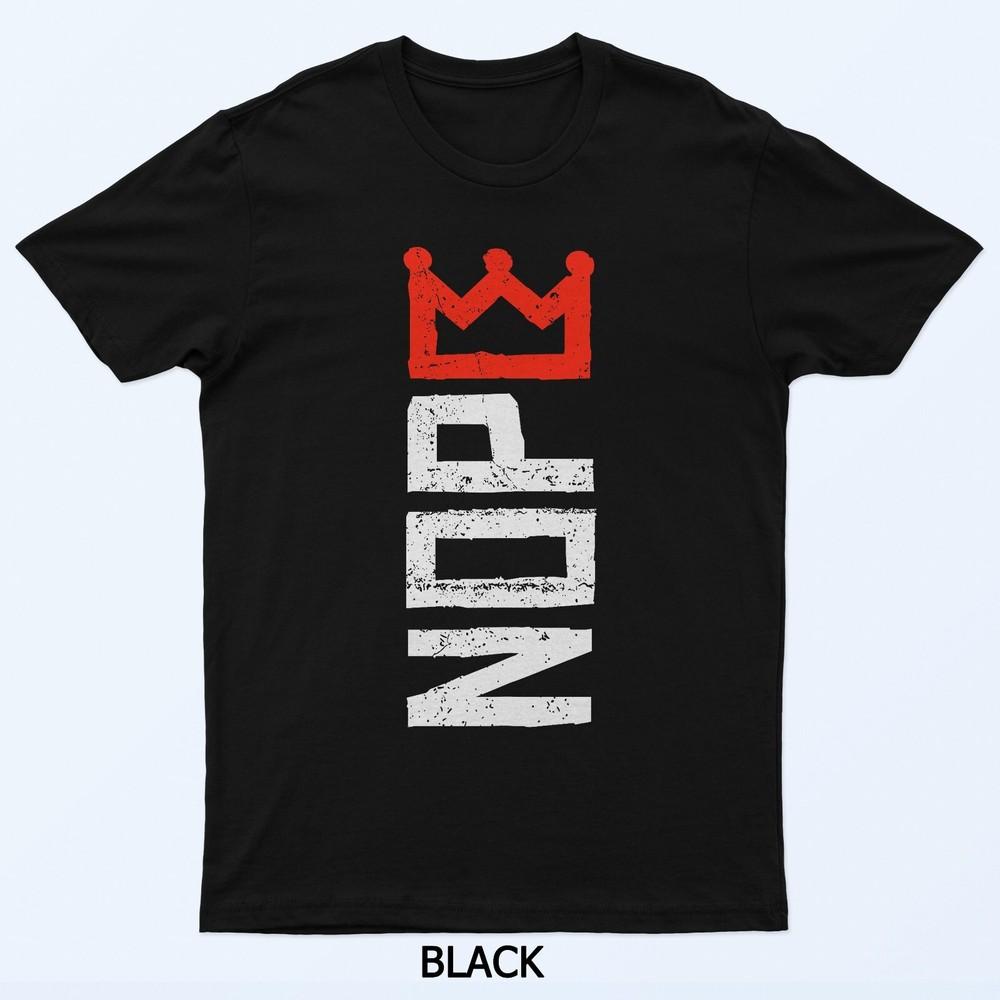 

No Kings Protest Sign Vertical T-Shirt M