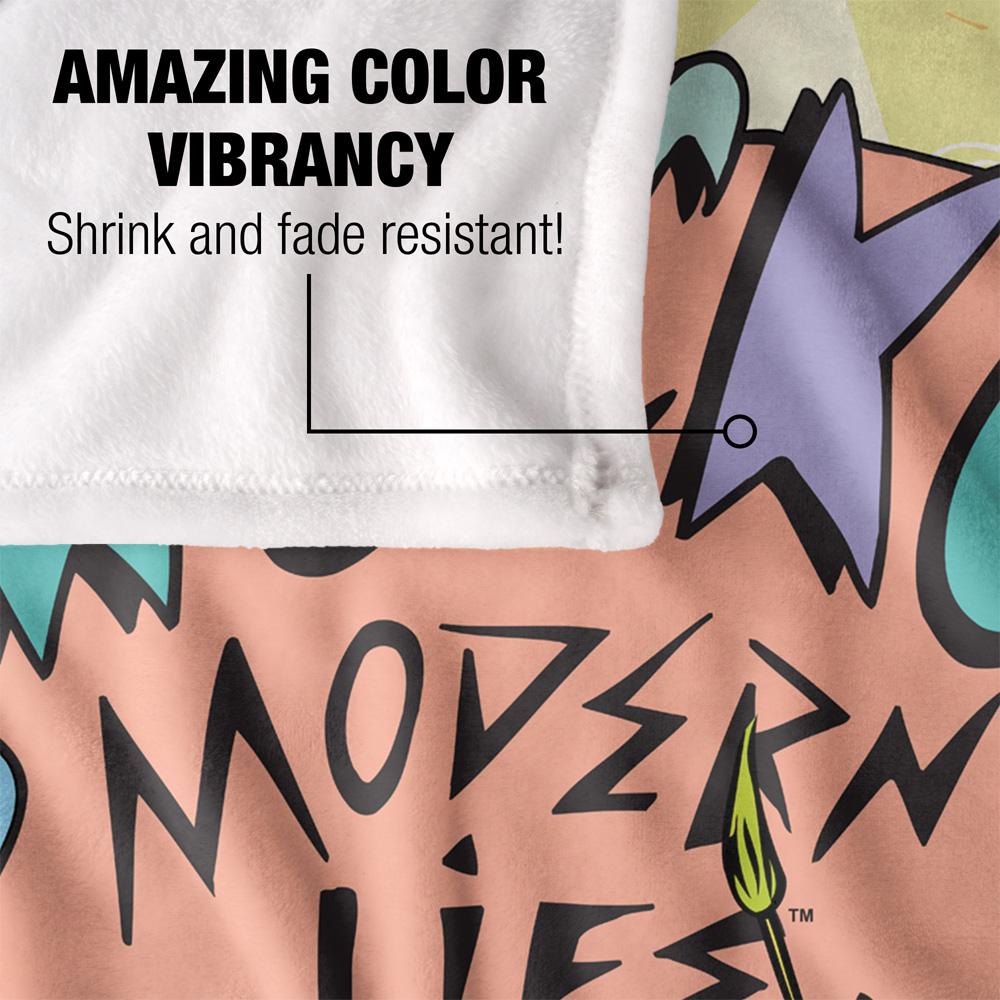 RockoÂ´s Modern Life Silky Logo Supersoft Blanket