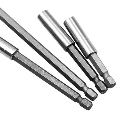1/4" Hex Magnetic Bit Holder Sleeve Adapter High-carbon Steel Extension Drill Driver Screwdriver Bars Power