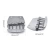 Professional 5 Strings Bass Guitar Bridge Metal Bass Electric Guitar Bridge Guitar Parts Accessories Chrome with Screws