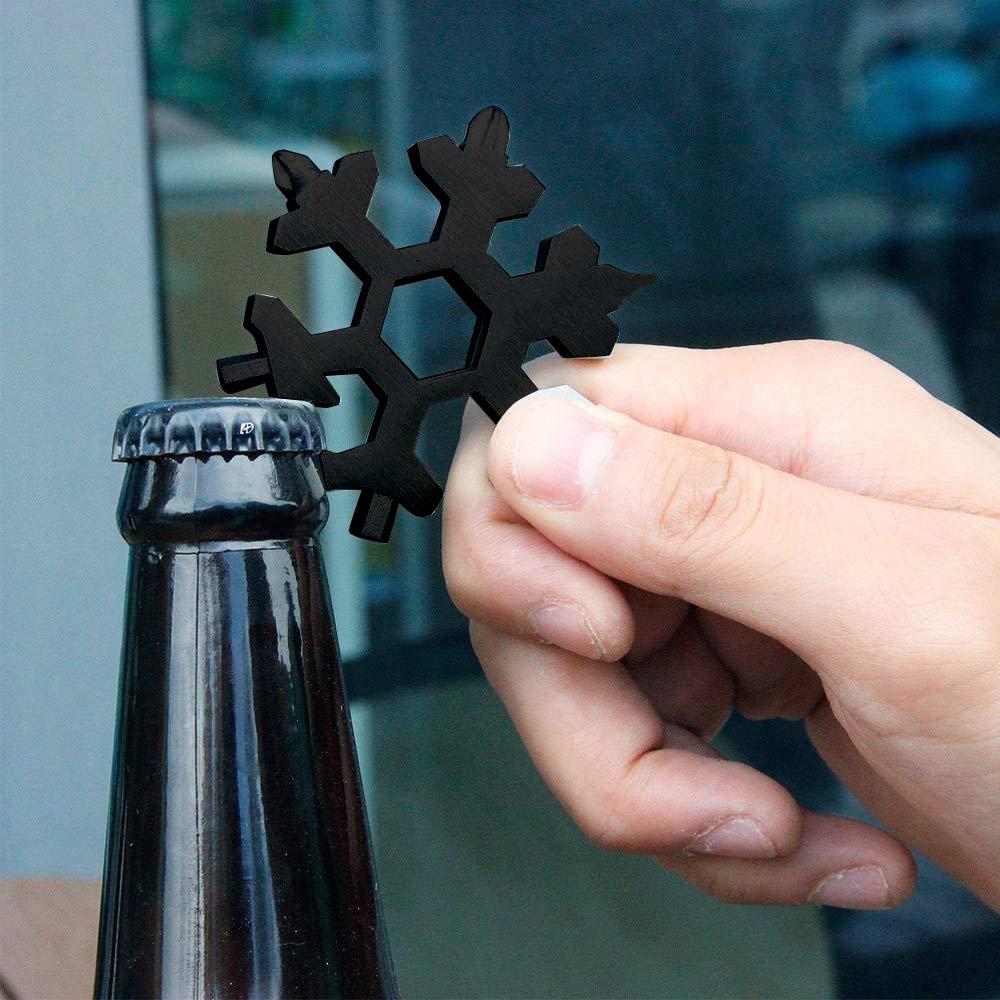 19-in-1 Multi-tool Wrenches Combination Compact Outdoor Portable Snowflake Tool