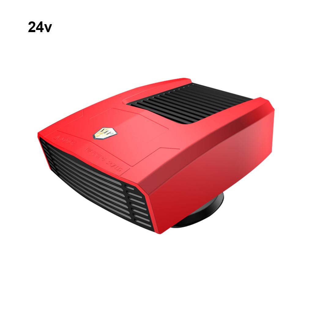 12V/24V Car Heater Car Windshield Fast Heating Defrost Defogger Portable Rotation Electric Heating Fan Dryer