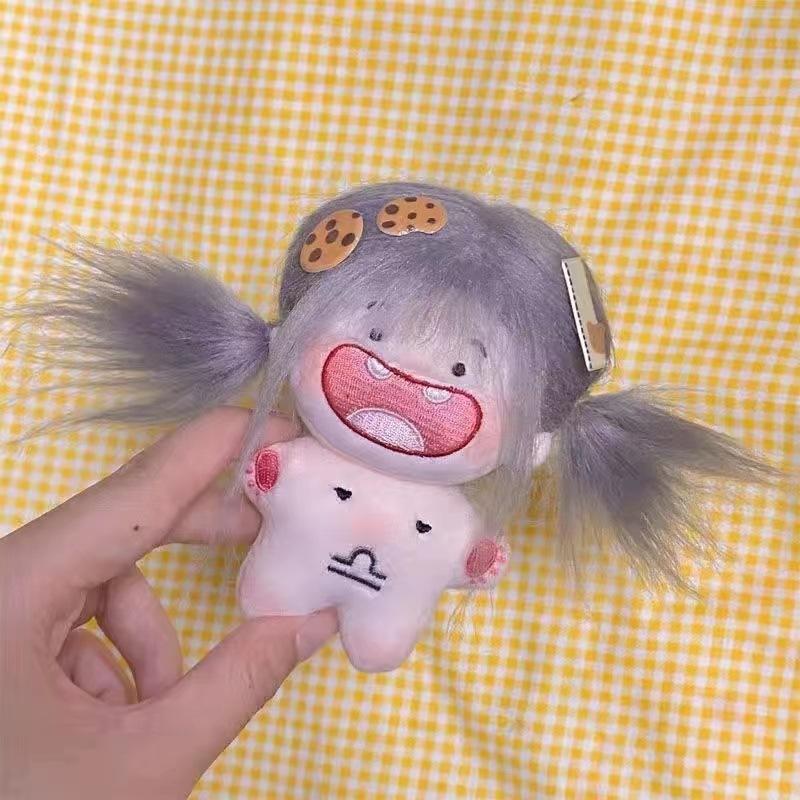 Constellation Cartoon Missing Teeth Plush Doll Toy Ornament Gift Multiple Colors