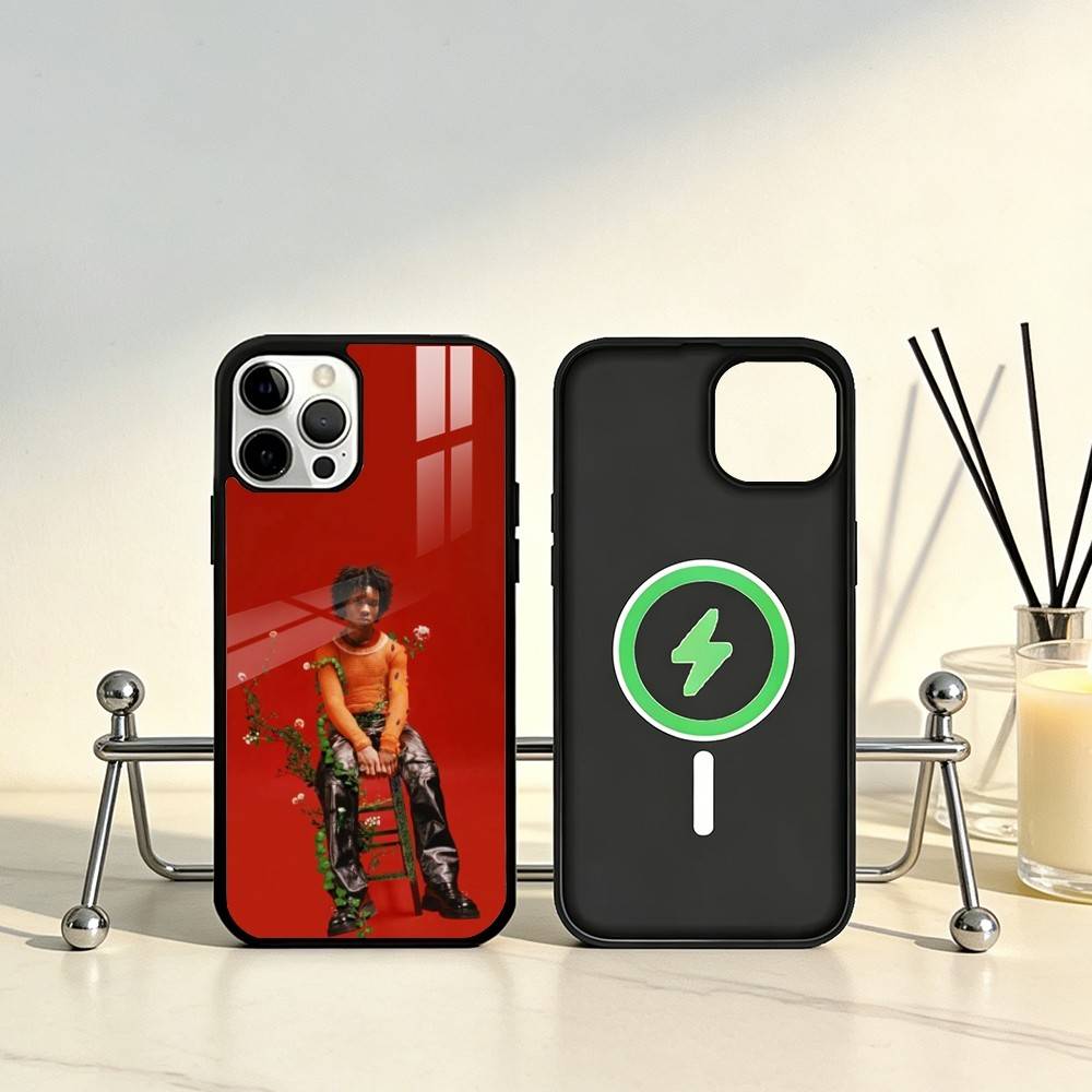 D4vd H-Here With Me Phone Case For iPhone17,16,15,14,13,12,11 Plus,Pro Max Magnetic For Magsafe Wireless Charging