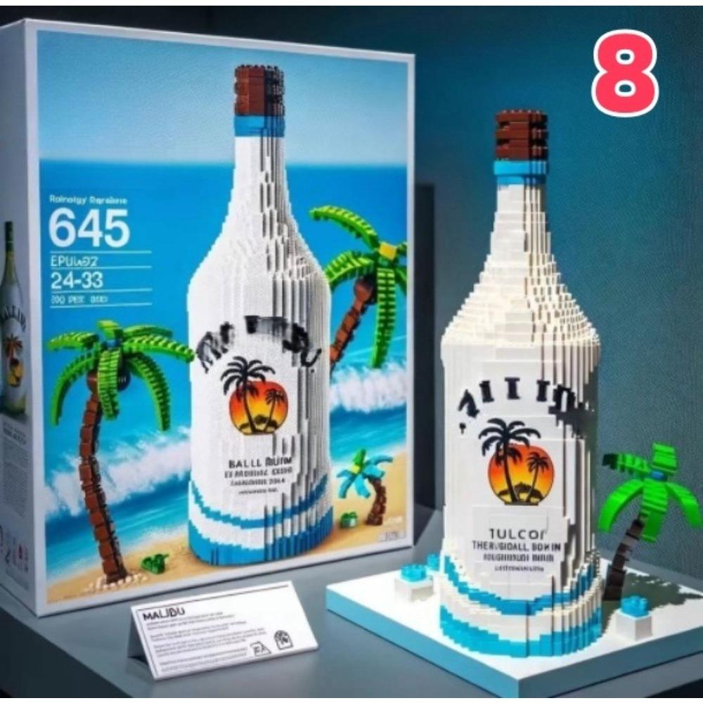 Baustein Whiskeyflasche Flasche Baustein Unternehmen Geschenk Firma Gedenk- Ausländische Weinflasche Schmuckstück Simulation Baustein