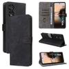 Leather Flip Cover for TCL 40 NxtPaper 4G PU Phone Case Full-Body Protection Shockproof with [RFID Blocking]