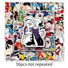 50 Popeye Cartoon Stickers: Waterproof Anime Decorations for Notebooks, Cars, Motorcycles, and Luggage