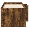 Kids Loft Bed 2 pcs Smoked Oak Wood Based Material