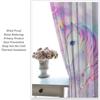Rainbow Unicorn Bedroom Curtains Purple Pink Dream Universe Starry Sky Kids Living Room Window Treatments Made Of Polyester Treatment