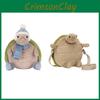 Timi Turtle Cushion Style Plush Bag With Adjustable Strap For Casual Use
