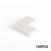 100Pcs MOC Smooth Blocks Assembles Particles 14719 Flat Tile 1+2 Corner Construction Bricks Learning Works With Brand Leduo Playthings