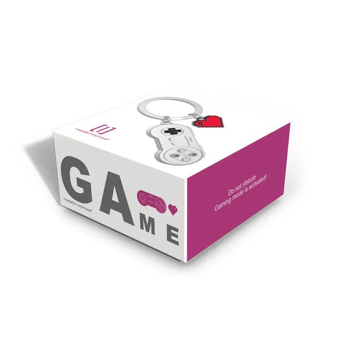 Belgian Metal Keyring - Game Console