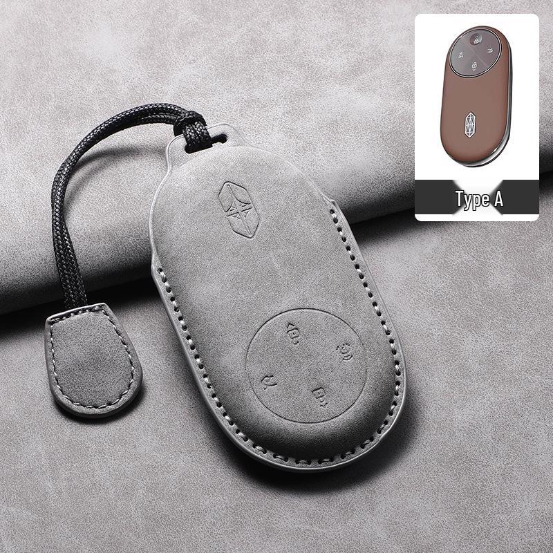 Zhijie Lambskin Case for Enjoy S9T Key, Huawei Zunjie S800 Buckle, Cross-Border Compatible