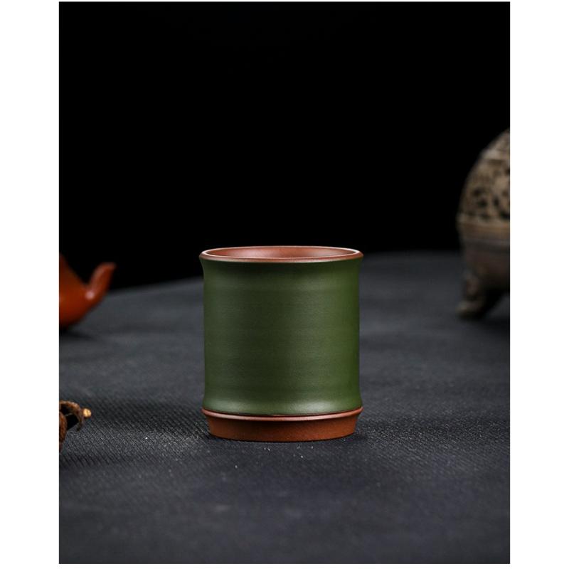 Yixing Handmade Zisha Teacup Purple Clay Magnolia Master Cup For Home Tea Ceremony