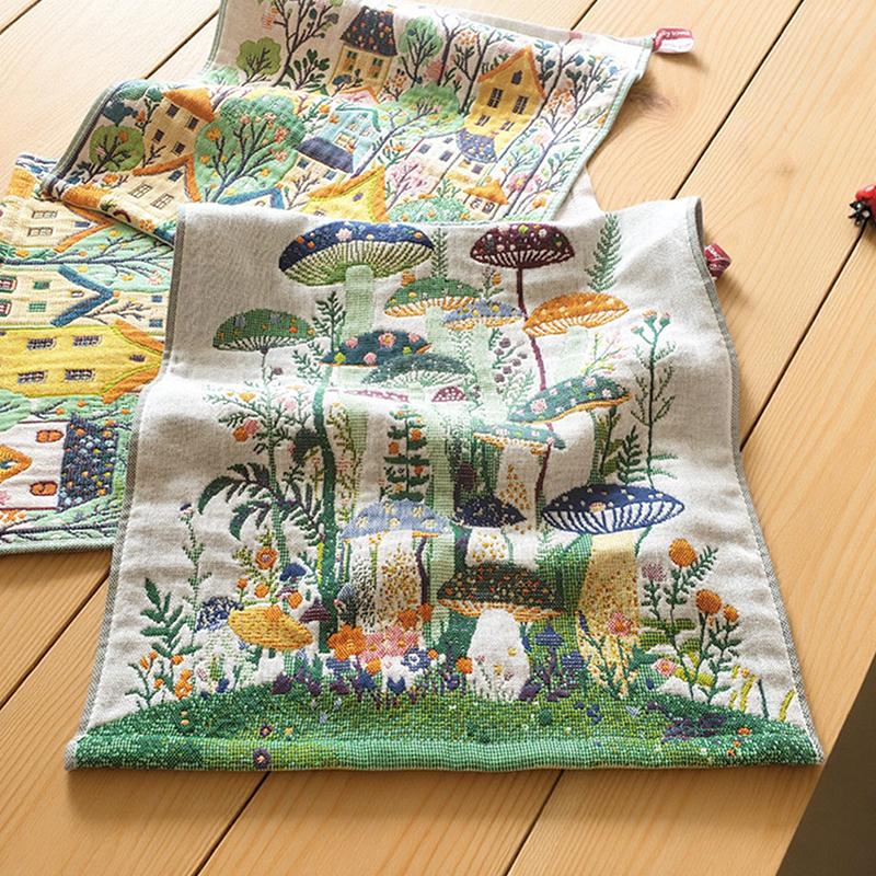 34X40Cm Large Hand Towels 4-Layer 100% Cotton Gauze Quick-Dry Dishcloths, Decorative Tea Towels For Kitchen & Bathroom