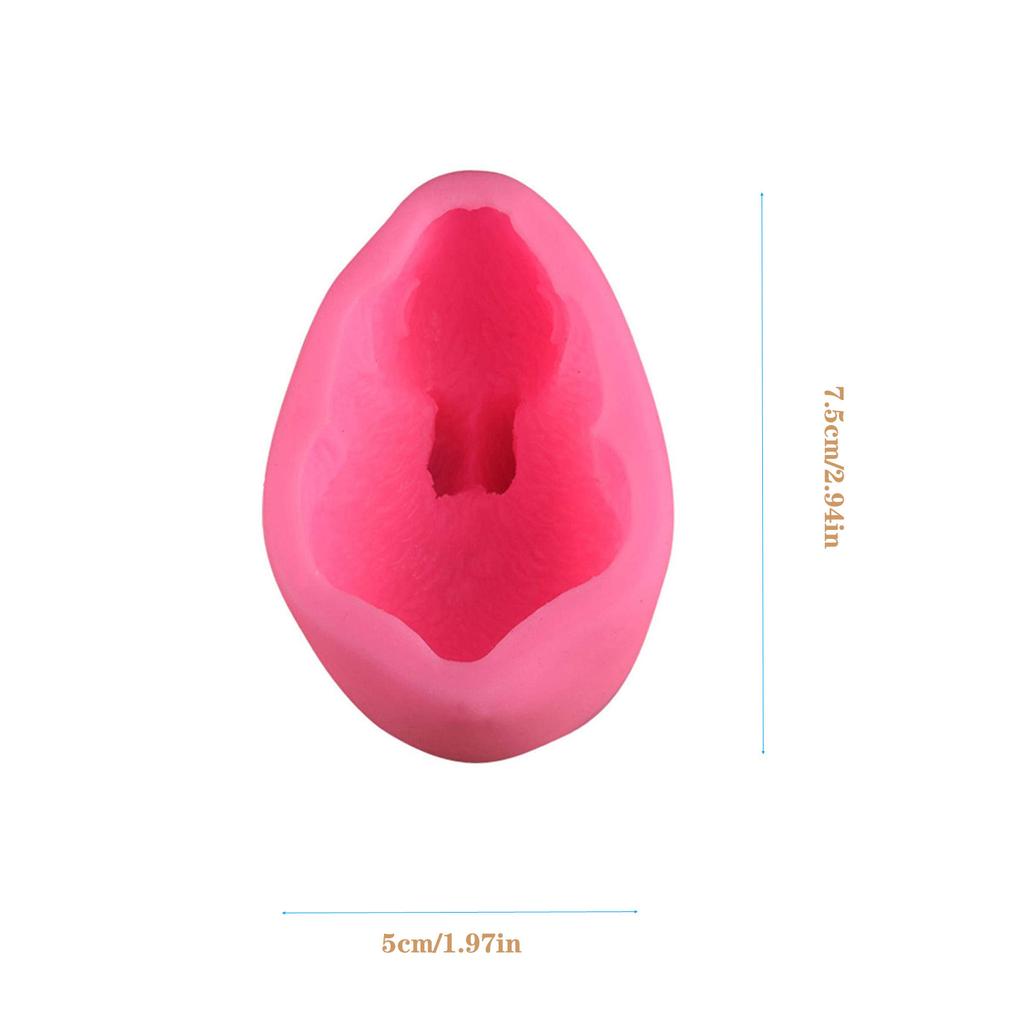 Easter Bunny Silicone Mould ,3D Easter Bunny Mould, Cake Decoration Fondant, Silicone Candy Chocolate Pudding Ice  Fondant Mould 