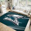 Tappeto in Cristallo Velluto Design Philadelphia Eagles Accogliente Non?Tappeto Stampato Antiscivolo per Camera da Letto Soggiorno Ingresso
