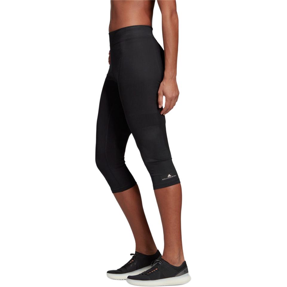 Adidas Comfortable Fashionable Breathable Moisture-Wicking Soft Skin-Friendly Slim Fit Training Seven-Point Sports Shorts Women Shorts Black DT9298